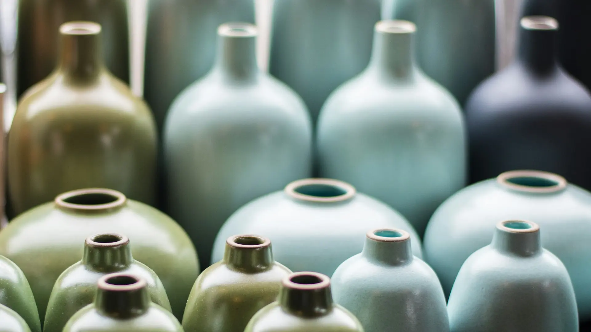 filed stoneware jugs