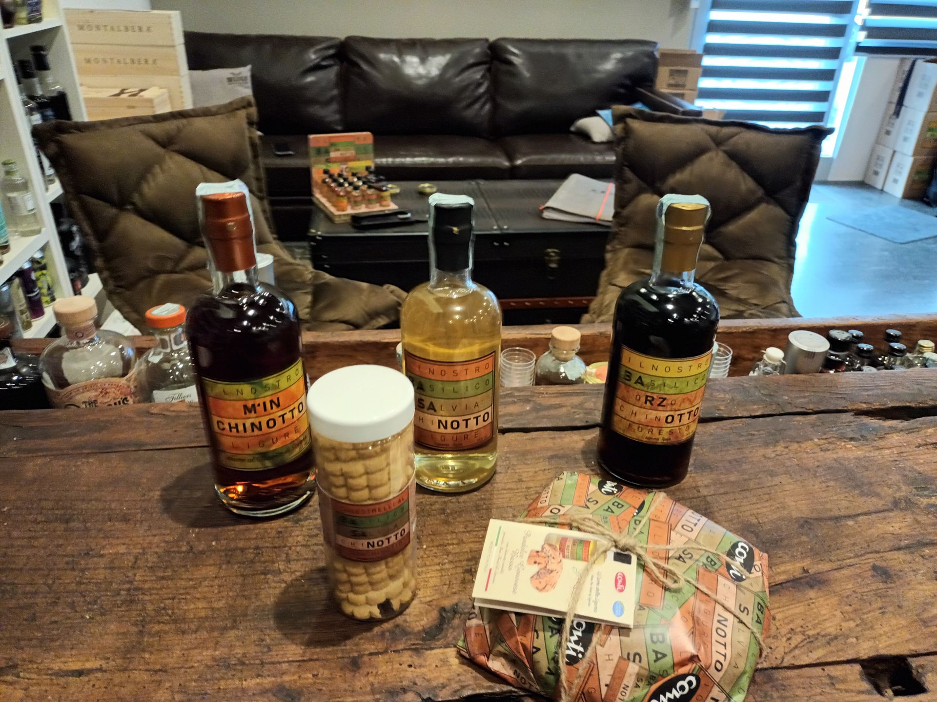 M'Inchinotto, Basanotto, Barzotto della Liquoristica Ligure
