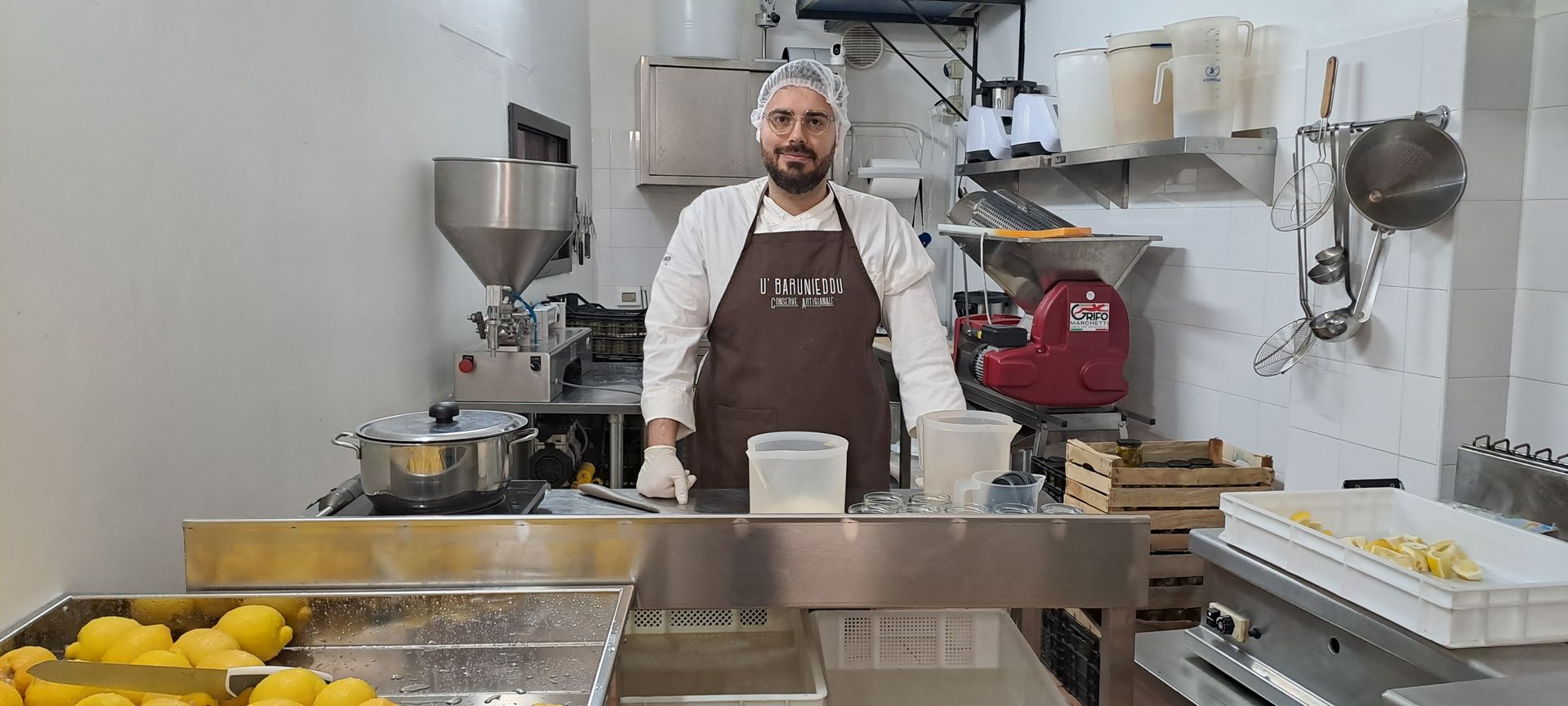 Giuseppe Buttitta dell'azienda U' Barunieddu