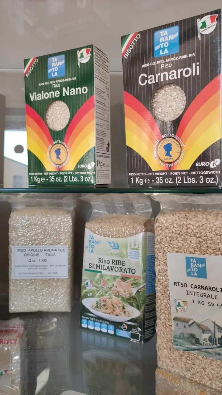 varietà di riso